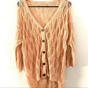 BKE Daytrip Blush Pink Cardigan